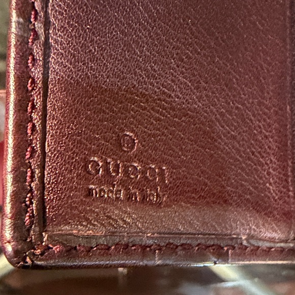 Gucci Guccissima Brown Compact Leather Wallet - Picture 8 of 9